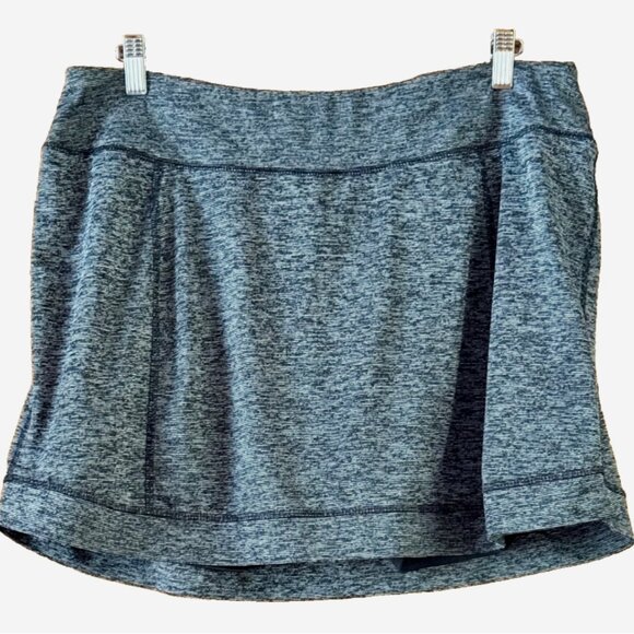 Tek Gear DryTek Heather Gray Skort Running Tennis Pickleball Skirt 1X NWOT - Picture 1 of 4